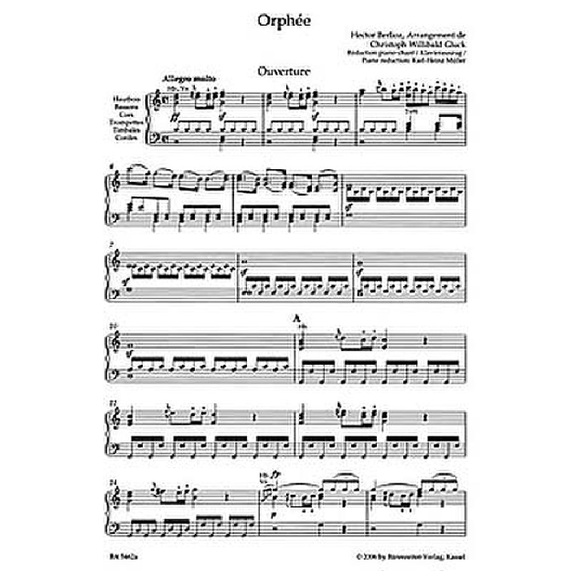 Orphee - Version de Hector Berlioz Orphee - Version de Hector Berlioz
