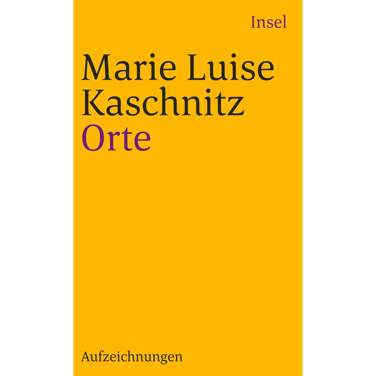 Orte Orte von Insel Verlag GmbH