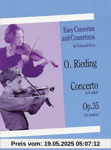 Oskar Rieding: Concerto In B Minor Op.35 (Easy Concertos and Concertinos for Violin and Piano)