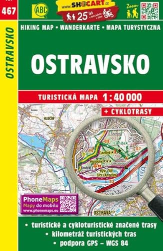 Ostravsko / Ostrau (Wander - Radkarte 1:40.000) (SHOCart Wander - Radkarte 1:40.000 Tschechien, Band 467) von SHOCart
