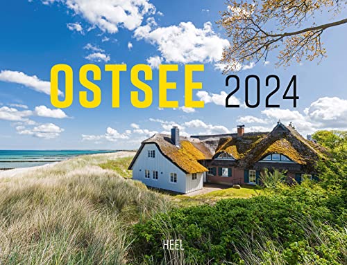 Ostsee Kalender 2024: Eintragkalender mit 12 stimmungsvollen Motiven von Heel