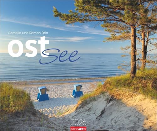 Ostsee Kalender 2026: Reise-Kalender mit 12 atemberaubenden Fotografien deutscher Ostsee-Landschaften. Großer Wand-Kalender 2026. 55 x 46 cm. Querformat. (Reisekalender Weingarten) von Weingarten