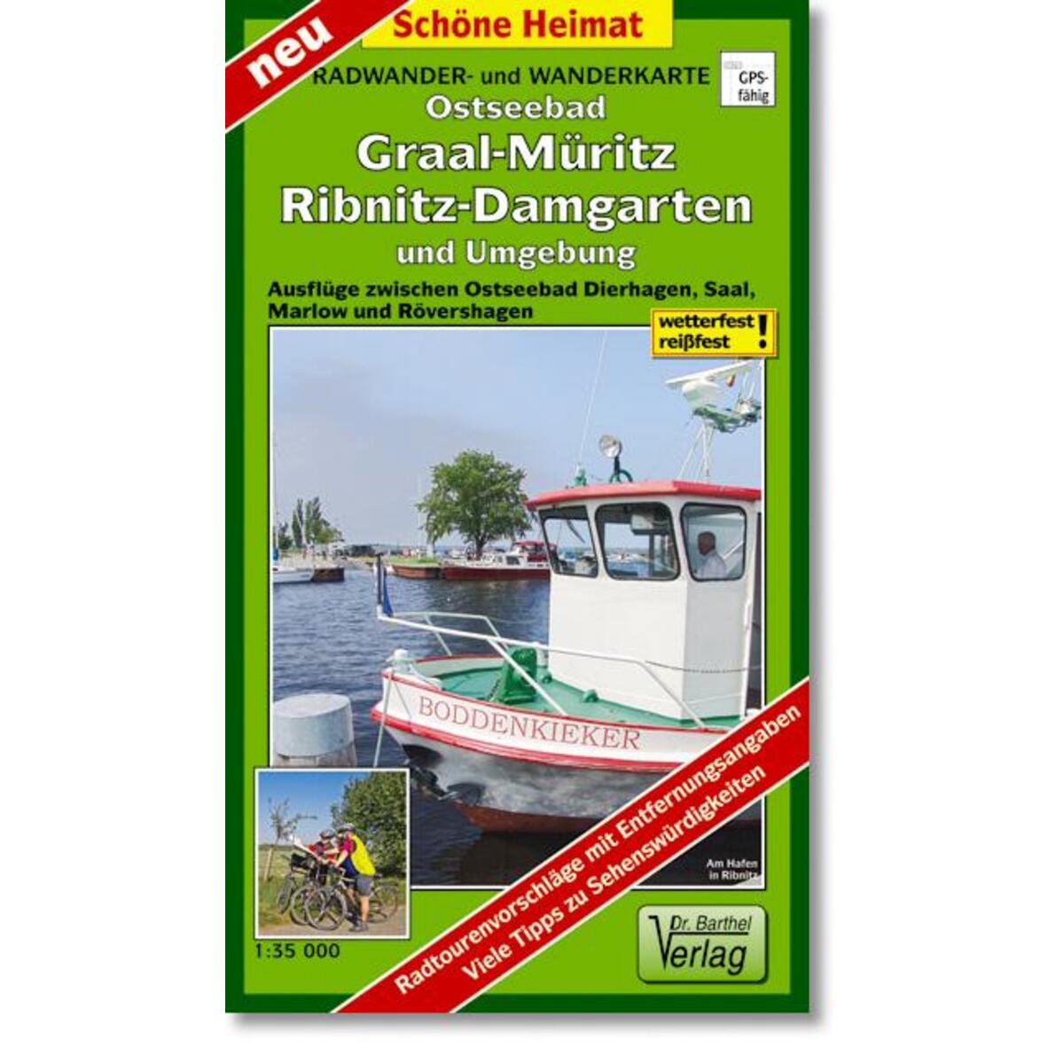 Ostseebad Graal-Müritz, Ribnitz-Damgarten und Umgebung Radwander- und Wanderkart... Ostseebad Graal-Müritz, Ribnitz-Damgarten und Umgebung Radwander- und Wanderkart... von Barthel Dr.