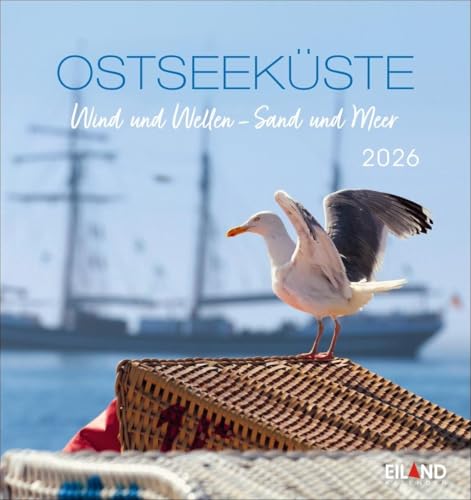 Ostseeküste Postkartenkalender 2026 - Wind und Wellen - Sand und Meer: Die Landschaft der Ostsee in einem dekorativen Fotokalender. Kleiner Kalender ... Postkarten. (Postkartenkalender Eiland) von Eiland