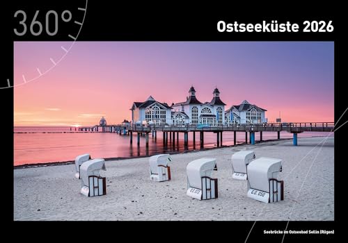 Ostseeküste Premiumkalender 2026 (360° Premiumkalender 2026: Format 50 x 35 cm) von 360° medien