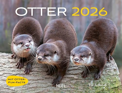 Otter Kalender 2026 Wandkalender Eintragkalender: Mit spannenden Otter-Fun-Facts. Eintragkalender 2026 von Heel