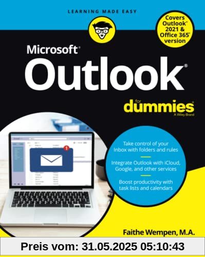 Outlook For Dummies: Office 2021 Edition (For Dummies (Computer/Tech))