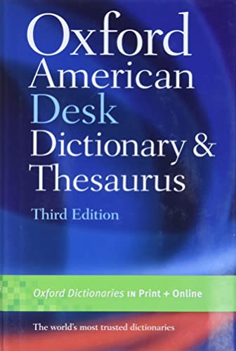 Oxford American Desk Dictionary and Thesaurus von Oxford University Press, USA