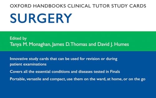 Oxford Handbooks Clinical Tutor Study Cards: Surgery (Oxford Handbooks Study Cards) von Oxford University Press, USA