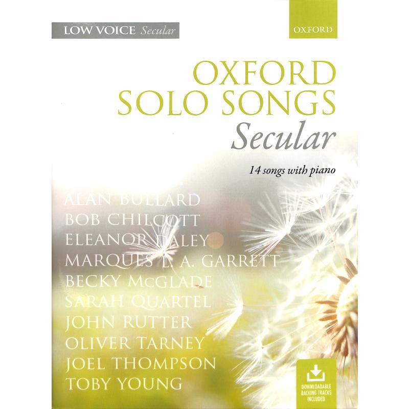 Oxford solo songs - secular