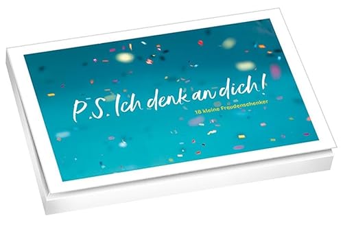 P.S. Ich denk an dich! - Postkartenset: 18 kleine Freudenschenker.