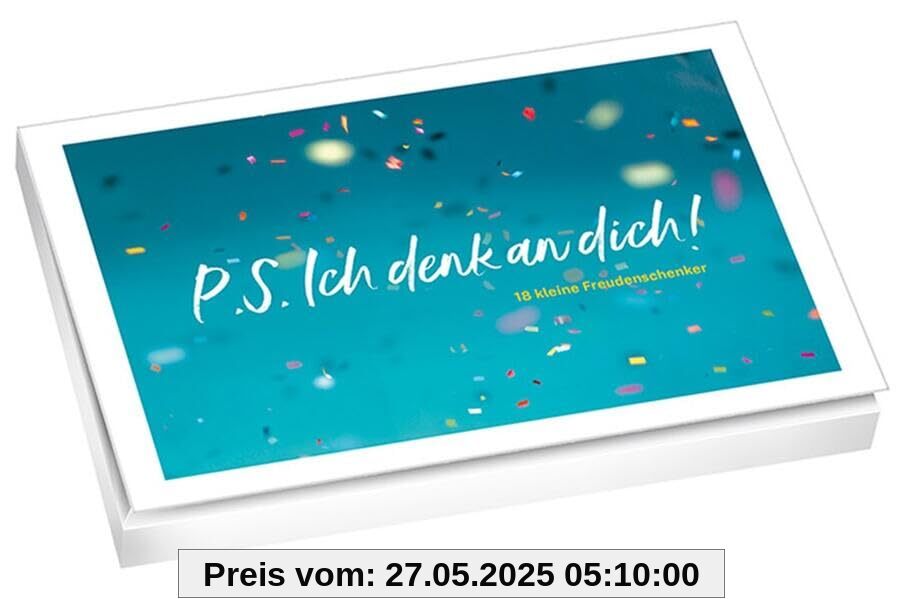 P.S. Ich denk an dich! - Postkartenset: 18 kleine Freudenschenker. P.S. Ich denk an dich! - Postkartenset: 18 kleine Freudenschenker.