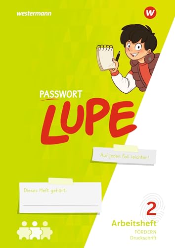 PASSWORT LUPE - Sprachbuch: Arbeitsheft 2 DS Fördern