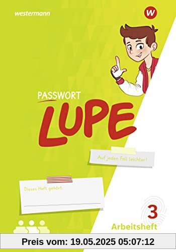 PASSWORT LUPE - Sprachbuch: Arbeitsheft 3 Fördern
