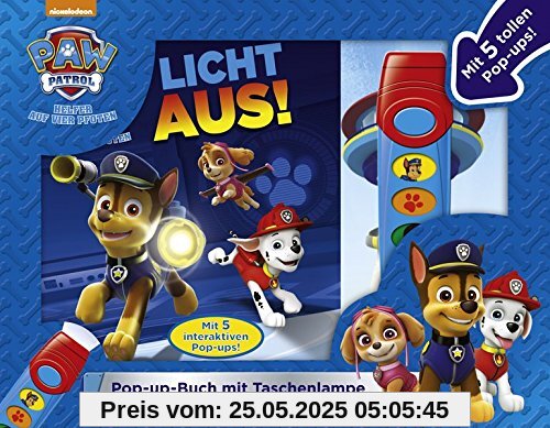 PAW Patrol, Licht aus! - Pop-up-Buch mit Taschenlampe - Bilderbuch mit 5 coolen Geräuschen