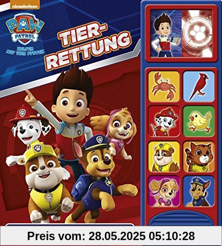 PAW Patrol, Tier-Rettung - Klappen-Geräusche-Buch