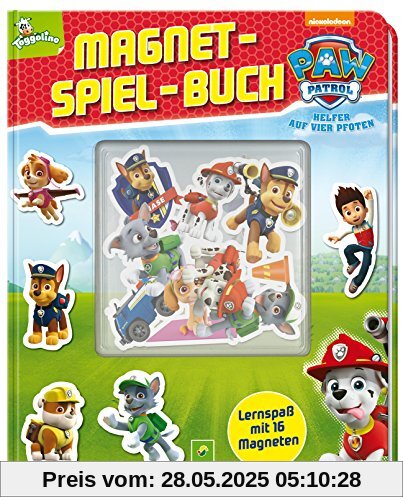 PAW Patrol Magnet-Spiel-Buch: Lernspaß mit 16 Magneten