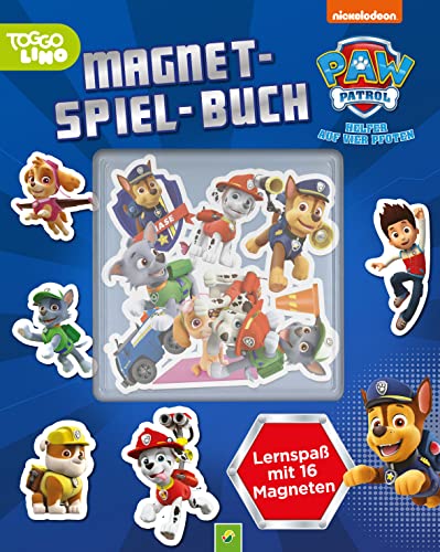 PAW Patrol Magnet-Spiel-Buch: Lernspaß mit 16 Magneten. Für Kinder ab 4 Jahren von Schwager & Steinlein Verlag GmbH