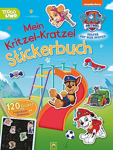 PAW Patrol Mein Kritzel-Kratzel Stickerbuch mit Bambus-Stick: 120 Sticker zum Freikratzen und Einkleben für Kinder ab 4 Jahren PAW Patrol Mein Kritzel-Kratzel Stickerbuch mit Bambus-Stick: 120 Sticker zum Freikratzen und Einkleben für Kinder ab 4 Jahren