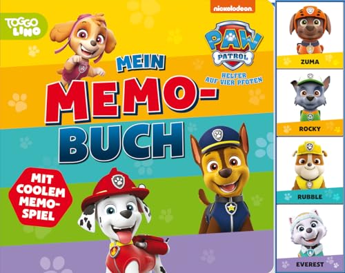 PAW Patrol Mein Memo-Buch: Mit 40 Memo-Karten! Für Kinder ab 3 Jahren von Schwager & Steinlein Verlag GmbH