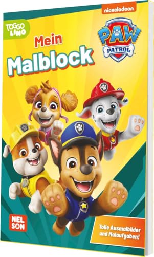 PAW Patrol Kindergartenheft: Mein Malblock: Tolle Ausmalbilder und Malaufgaben! | Mehr als 60 großflächige Malvorlagen und einfache Rätsel ab 3 Jahren PAW Patrol Kindergartenheft: Mein Malblock: Tolle Ausmalbilder und Malaufgaben! | Mehr als 60 großflächige Malvorlagen und einfache Rätsel ab 3 Jahren von Nelson
