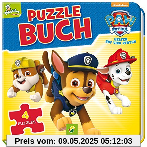 PAW Patrol Puzzlebuch: Mit 4 Puzzles á 12 Teilen