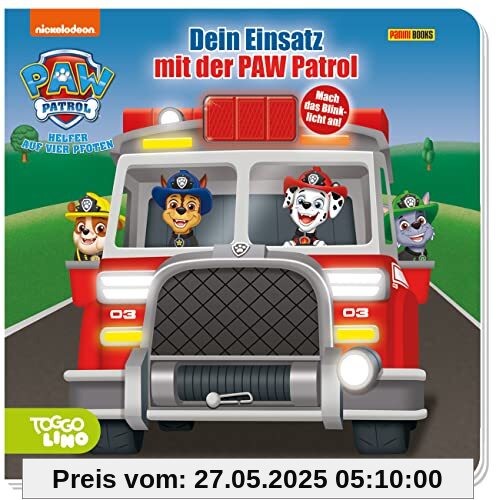 PAW Patrol: Dein Einsatz mit der PAW Patrol: Pappbilderbuch mit Stanzung und Lichtelement