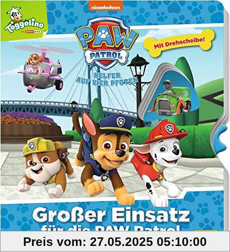 PAW Patrol: Großer Einsatz für die Paw Patrol: Pappbilderbuch mit Drehscheibe