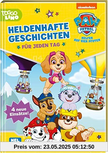 PAW Patrol: Heldenhafte Geschichten für jeden Tag: Einsätze aus der TV-Serie spannend nacherzählt | mit vielen Bildern zum Vorlesen (ab 3 Jahren)