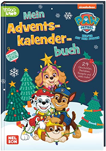 PAW Patrol Mitmachbuch: Mein Adventskalenderbuch: mit Geschichten, Rezepten, Basteleien und Rätseln | Für Kinder ab 3 Jahren von Nelson