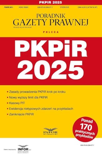 PKPiR 2025 Podatki 5/2024 PKPiR 2025 Podatki 5/2024 von Infor