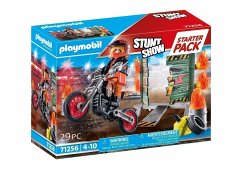 PLAYMOBIL® 71256 Starter Pack Stuntshow Motorrad mit Feuerwand von PLAYMOBIL