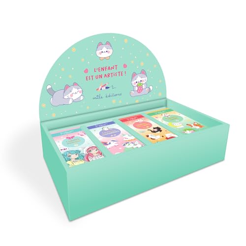 PLV Comptoir pleine « Mes petites cartes à colorier » (20 ex.) von MILA