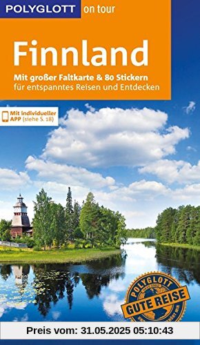 POLYGLOTT on tour Reiseführer Finnland: Mit großer Faltkarte, 80 Stickern und individueller App