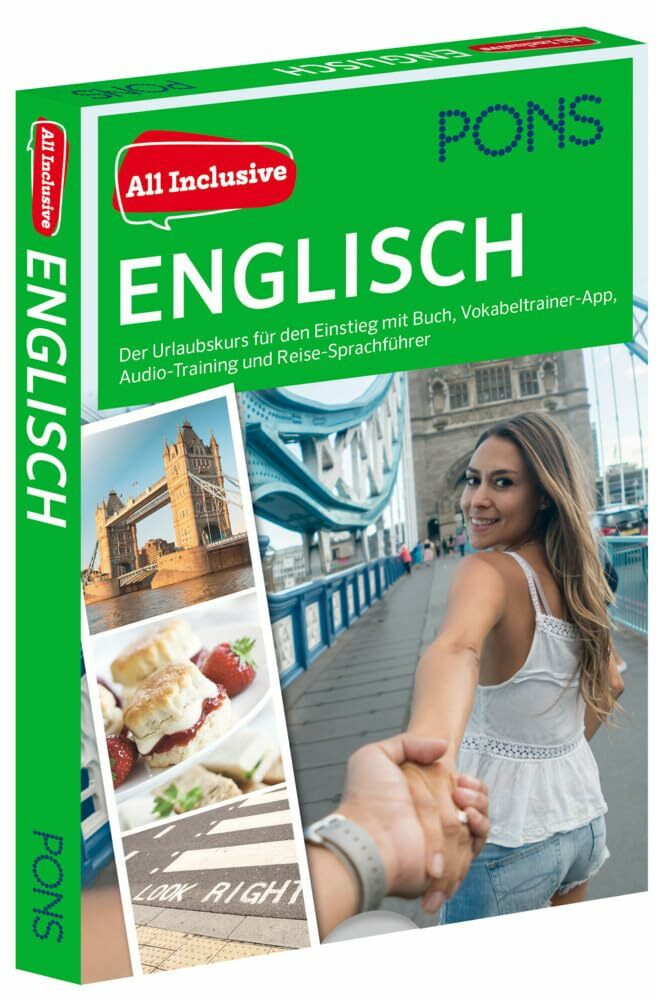 PONS All Inclusive Sprachkurs Englisch: Der Urlaubskurs für den Einstieg mit Buch, Vokabeltrai...