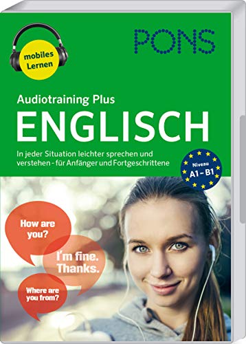 PONS Audiotraining Plus Englisch: In jeder Situation leichter sprechen und verstehen - für Anfänger und Fortgeschrittene von Pons GmbH
