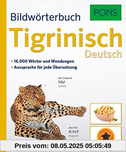 PONS Bildwörterbuch Tigrinisch: 16.000 Wörter und Wendungen. Aussprache für jede Übersetzung