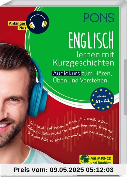 PONS Englisch lernen mit Kurzgeschichten: Audiokurs zum Hören, Üben und Verstehen (PONS Audiokurs)