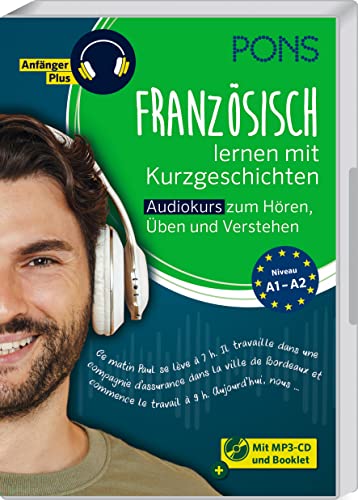 PONS Französisch lernen mit Kurzgeschichten: Hörbuch mit Booklet, MP3-Download und MP3-CD (PONS Audiokurs)