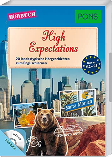 PONS Hörbuch Englisch "High Expectations": 20 landestypische Hörgeschichten zum Englischlernen von Pons GmbH