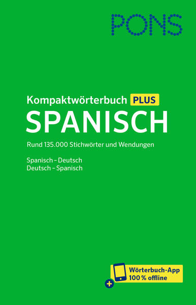 PONS Kompaktwörterbuch Plus Spanisch von Pons Langenscheidt GmbH