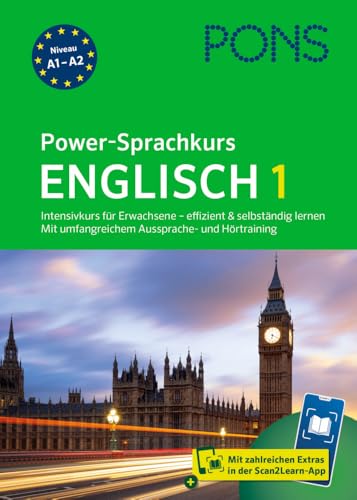 PONS Power-Sprachkurs Englisch 1: Intensivkurs für Erwachsene - effizient und selbständig lernen von PONS Langenscheidt GmbH