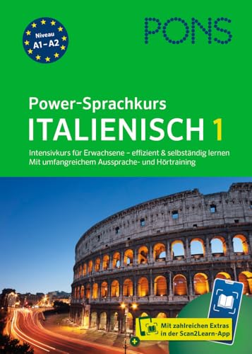 PONS Power-Sprachkurs Italienisch 1: Intensivkurs für Erwachsene - effizient und selbständig lernen von PONS Langenscheidt GmbH