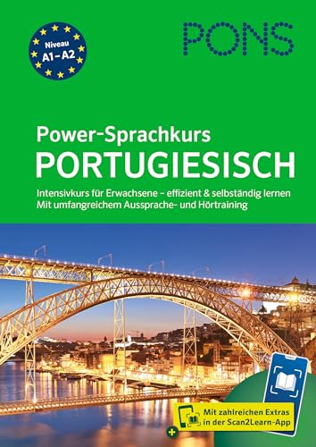 PONS Power-Sprachkurs Portugiesisch: Intensivkurs für Erwachsene - effizient und selbständig lernen. Mit umfangreichem Aussprache- und Hörtraining und Scan2Learn-App PONS Power-Sprachkurs Portugiesisch: Intensivkurs für Erwachsene - effizient und selbständig lernen. Mit umfangreichem Aussprache- und Hörtraining und Scan2Learn-App