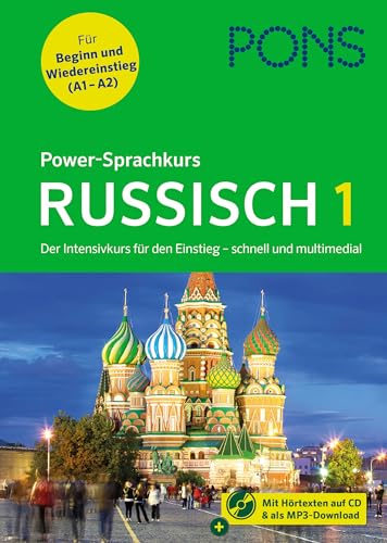 PONS Power-Sprachkurs Russisch für Anfänger: Der Intensivkurs mit Buch, CD und Online-Tests von Pons GmbH