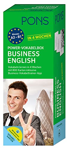 PONS Power-Vokabelbox Business English in 4 Wochen: 800 Vokabelkarten plus Wortschatztrainer-App: Vokabelkarten und Wortschatz-App PONS Power-Vokabelbox Business English in 4 Wochen: 800 Vokabelkarten plus Wortschatztrainer-App: Vokabelkarten und Wortschatz-App