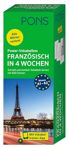 PONS Power-Vokabelbox Französisch: Schnell und einfach Vokabeln lernen mit 800 Karten von PONS Langenscheidt GmbH