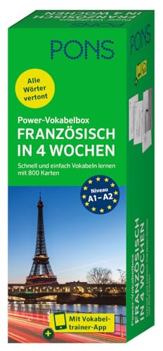 PONS Power-Vokabelbox Französisch: Schnell und einfach Vokabeln lernen mit 800 Karten von PONS Langenscheidt GmbH