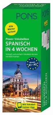 PONS Power-Vokabelbox Spanisch in 4 Wochen von PONS