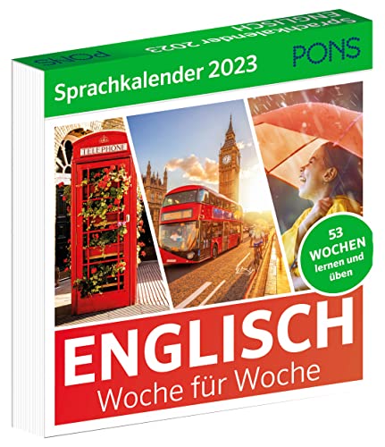 PONS Sprachkalender Englisch 2023: Woche für Woche Englisch lernen, Abreißkalender von Pons GmbH